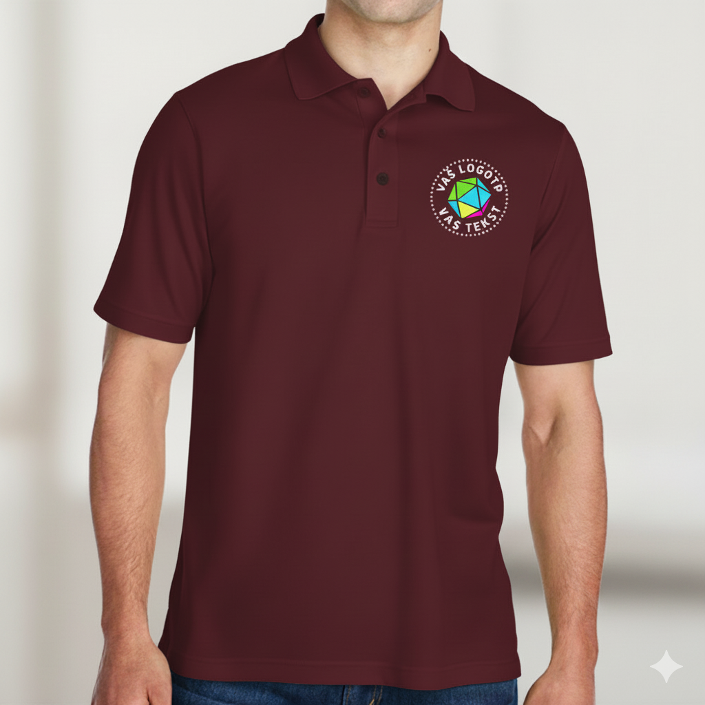 Polo majica z vašim logotipom – TISK - oblekanadom