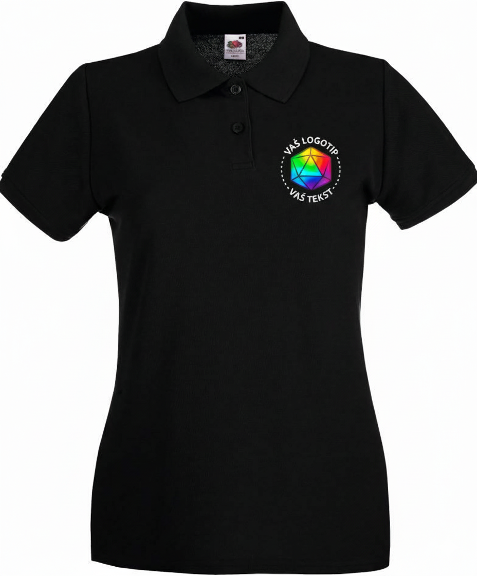 Ženska polo majica z vašim logotipom – TISK - oblekanadom