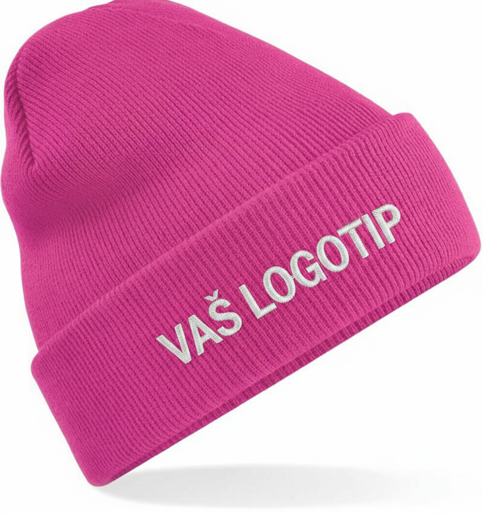 Kapa z vašim logotipom – VEZENJE (Beechfield B‑45)