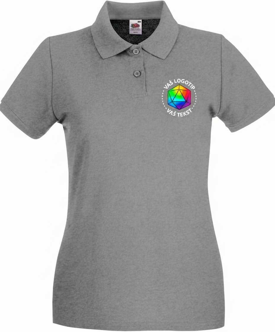 Ženska polo majica z vašim logotipom – TISK - oblekanadom