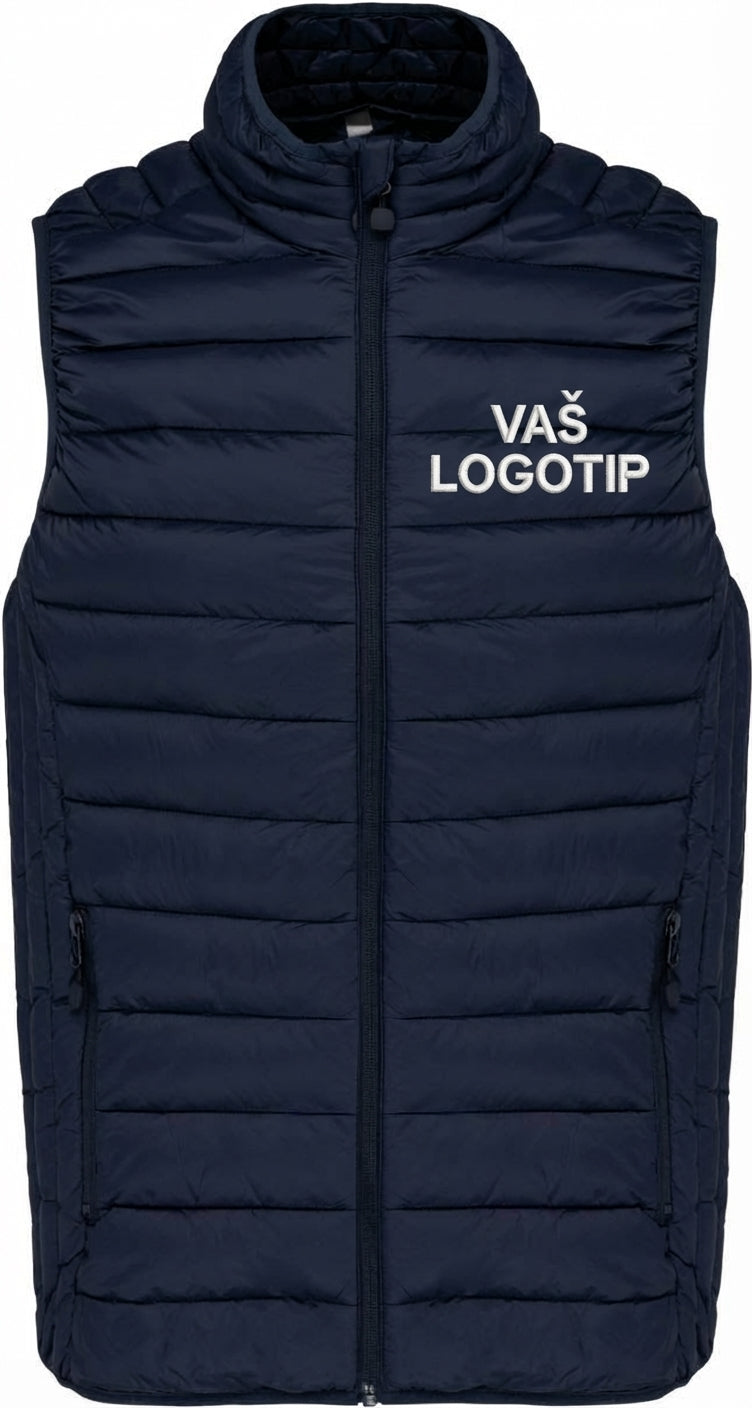 Podložen brezrokavnik z vašim logotipom – VEZENJE (Kariban K‑6113)