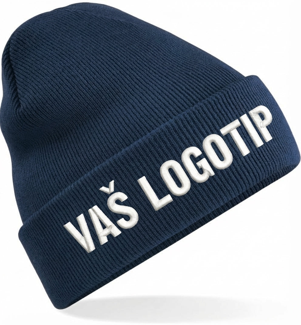 Kapa z vašim logotipom – VEZENJE (Beechfield B‑45)