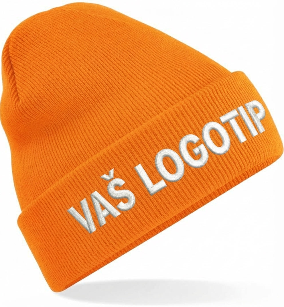 Kapa z vašim logotipom – VEZENJE (Beechfield B‑45)