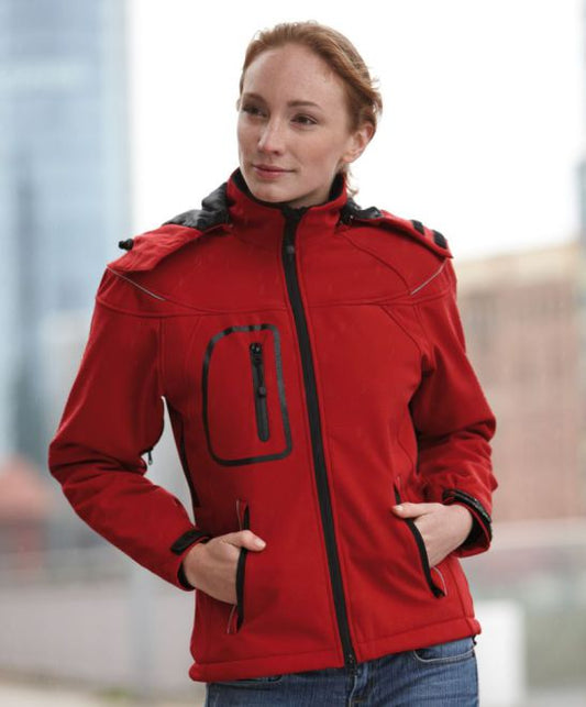 Ženska 3-slojna zimska softshell jakna James & Nicholson JN 1001