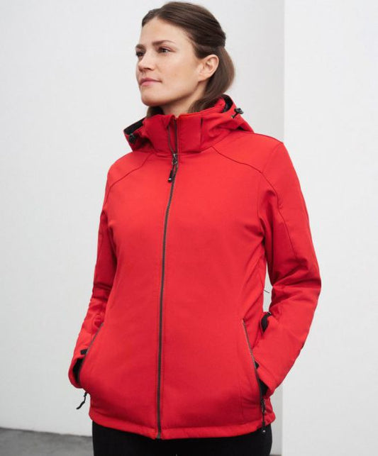 Ženska 3-slojna zimska športna softshell jakna James & Nicholson JN 1053