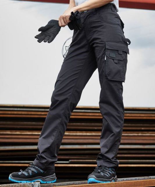 Moške delovne hlače slim fit James & Nicholson JN 1858