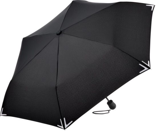 Zložljiv LED dežnik Fare Safebrella 5171, majhen in zložljiv z LED osvetlitvijo, prikazan na sliki.