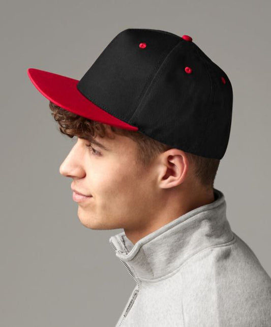 5-panelna kontrastna snapback kapa Beechfield B610C