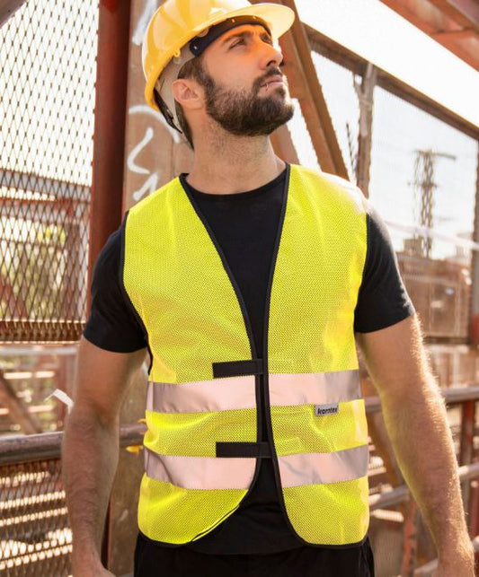 Mrežasti poletni varnostni telovnik Korntex Thessaloniki KXQ1