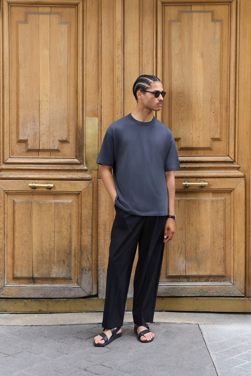 Set pet moških majic SOL'S Boxy Men s podaljšanim oversize krojem, v različnih barvah, prikazanih na sliki.