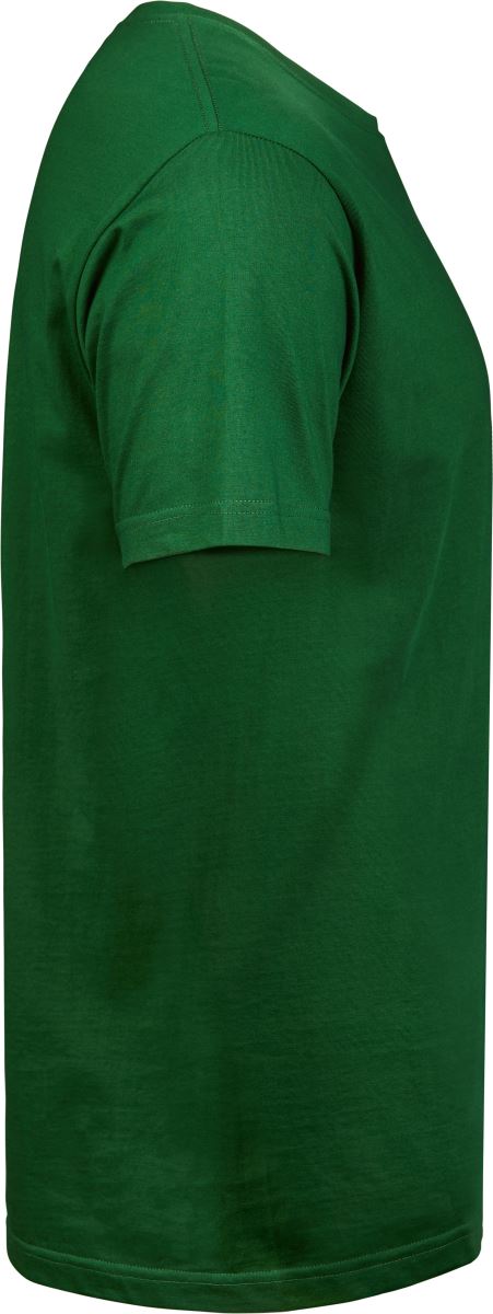 Gozdno zelena moška majica Tee Jays TJ 8000, podaljšan kroj, desni profil, 5-pack, udobno in kakovostno moško oblačilo