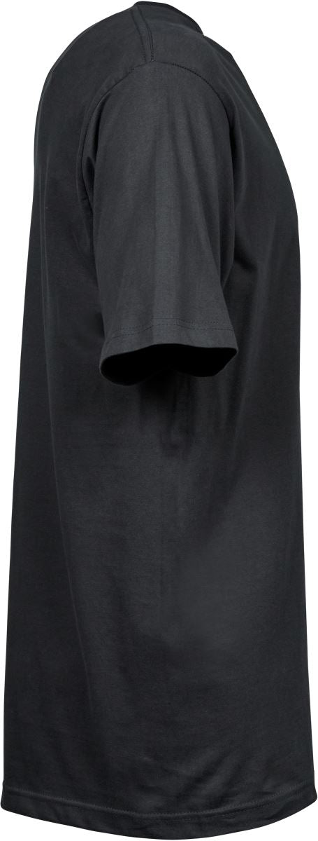 Temno siva moška majica Tee Jays TJ 8000 s podaljšanim krojem, prikazana v desnem profilu, del 5-pack setov.