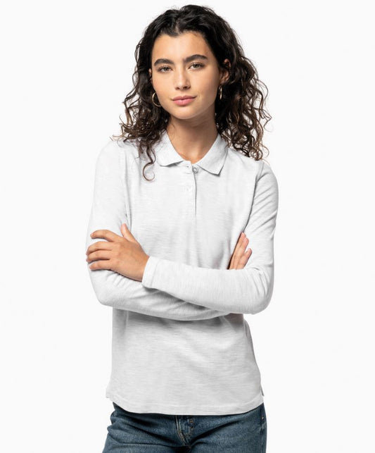 Ženska polo majica z dolgimi rokavi Kariban K244