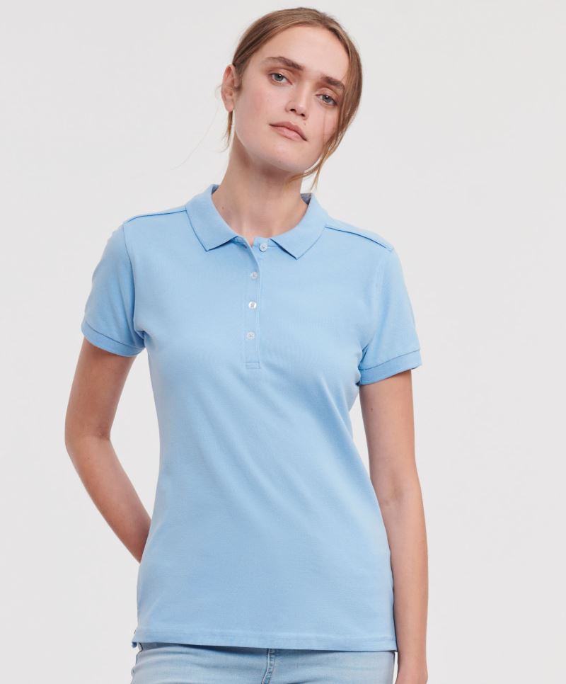 Ženska raztegljiva polo majica Russell 566F