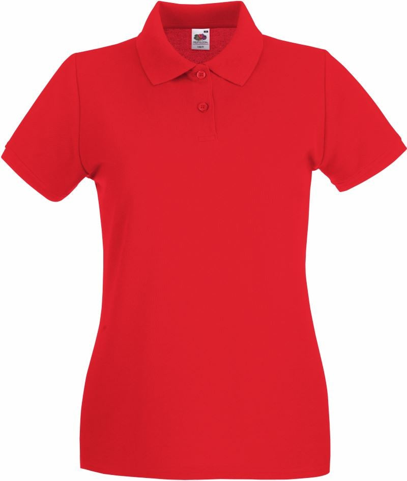 Ženska Polo Majica Kratek Rokav Fruit of the Loom Lady-Fit Premium Polo - oblekanadom