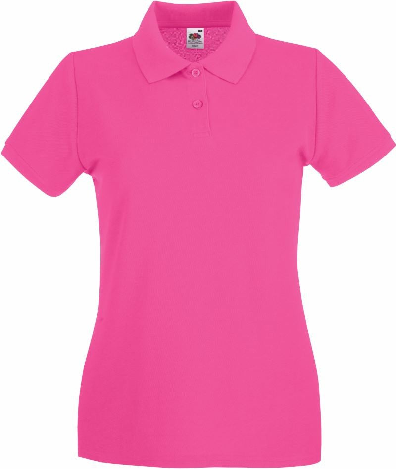 Ženska Polo Majica Kratek Rokav Fruit of the Loom Lady-Fit Premium Polo - oblekanadom