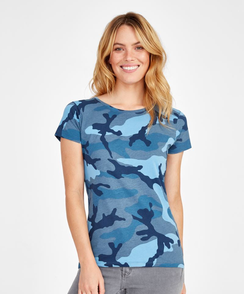 Ženska Majica Kratek Rokav SOL'S  Camo Women - oblekanadom